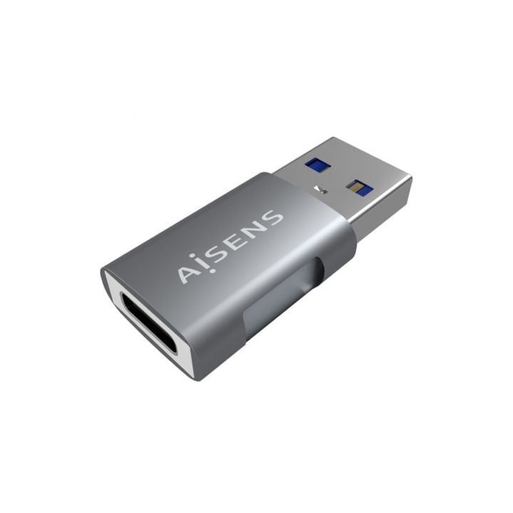 Adaptador USB 3.2 GEN2 Aisens A108-0655/ USB Tipo-C Hembra - USB Macho