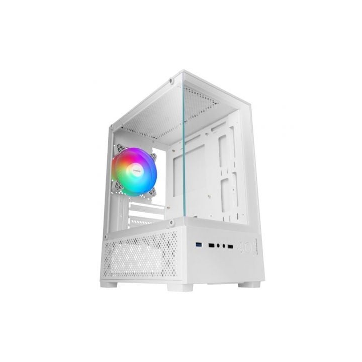 Caja Gaming Minitorre Mars Gaming MC-SE2/ Blanca