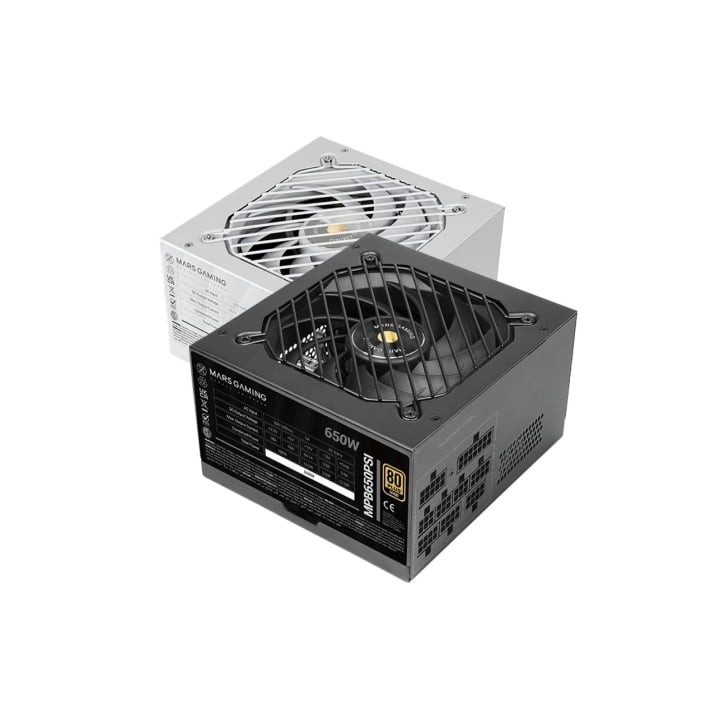 Fuente de Alimentación Mars Gaming MPB650PSI/ 650W/ Ventilador 12cm/ 80 Plus Gold