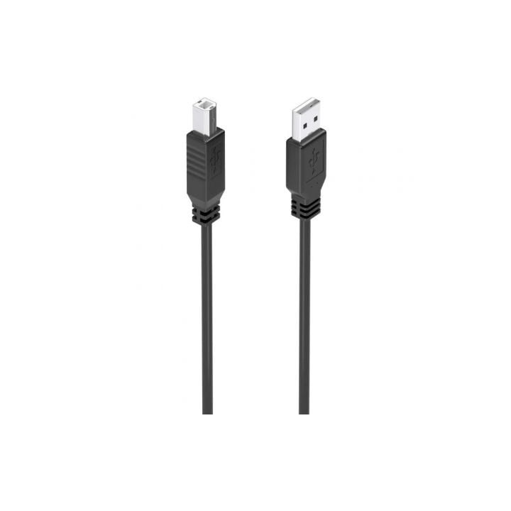 Cable Alargador USB 2.0 Aisens A101-0906/ USB Macho - USB Tipo-B/ 15m/ Negro