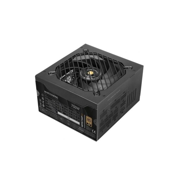 Fuente de Alimentación Mars Gaming MPB750PSI/ 750W/ Ventilador 14cm/ ATX 3.1/ PCIe 5.1/ 80 Plus Gold