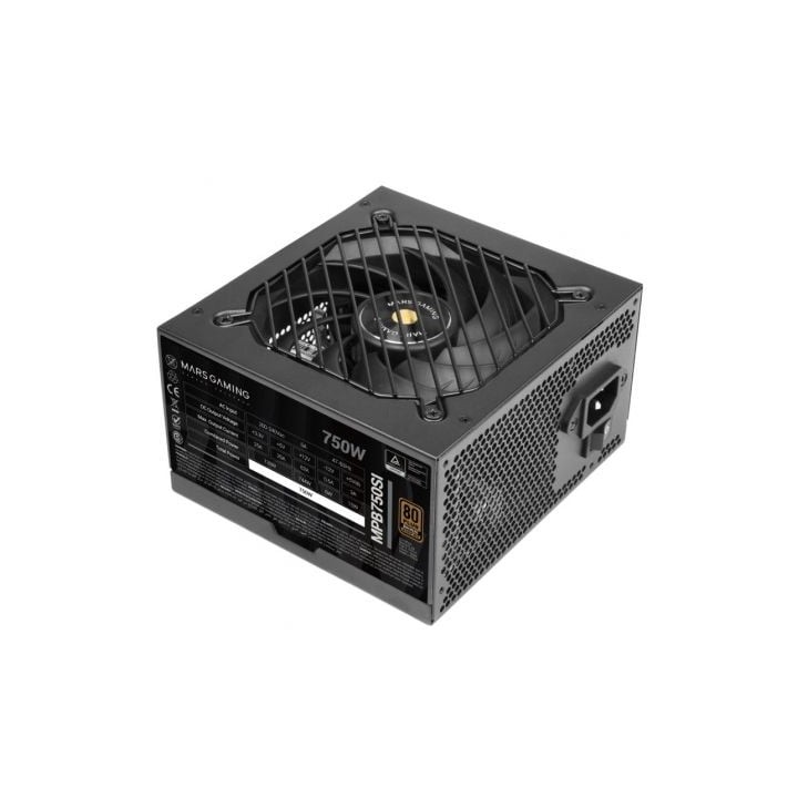 Fuente de Alimentación Mars Gaming MPB750SI/ 750W/ Ventilador 12cm/ 80 Plus Bronze