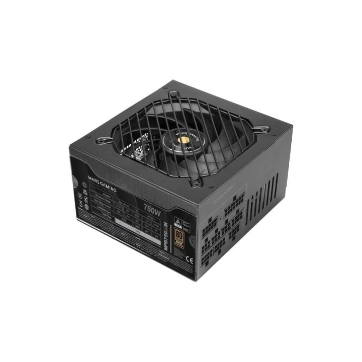 Fuente de Alimentación Mars Gaming MPB750SIM/ 750W/ Ventilador 14cm/ 80 Plus Bronze