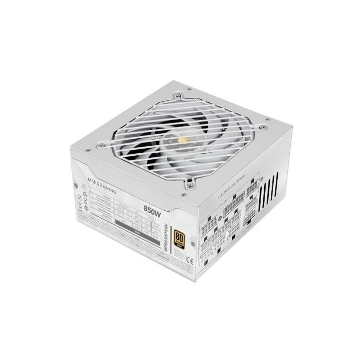 Fuente de Alimentación Mars Gaming MPB850PSI/ 850W/ Ventilador 14cm/ ATX 3.1/ PCIe 5.1/ 80 Plus Gold