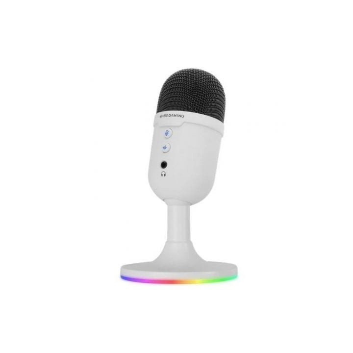 Micrófono Mars Gaming MMIC-CX/ USB 2.0/ Blanco