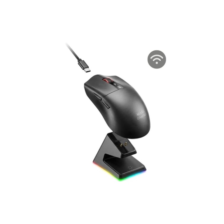 Ratón Gaming Mars Gaming MMW-Elite/ Batería Recargable/ Hasta 20000 DPI