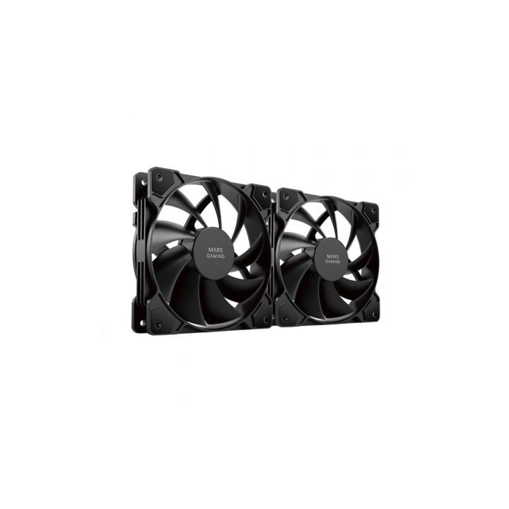 Pack 2 Ventiladores Mars Gaming MF-PWMX2/ 12cm