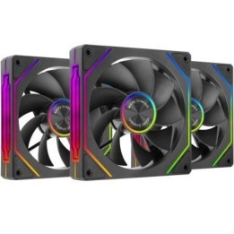 Pack 3 Ventiladores Invertidos Mars Gaming MF-LINKFINITYKIT2R/ 12cm/ ARGB