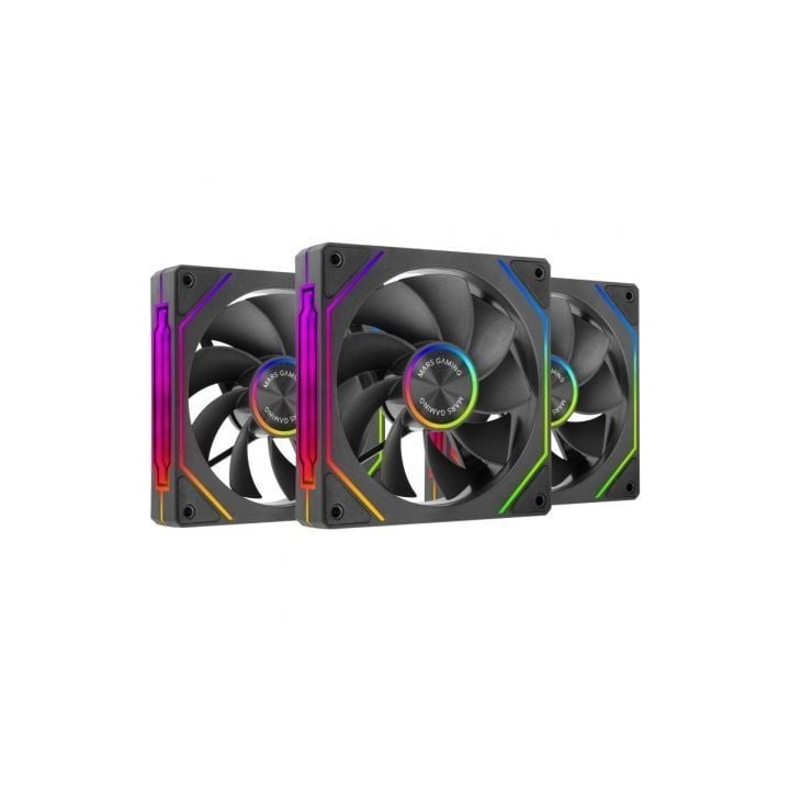 Pack 3 Ventiladores Invertidos Mars Gaming MF-LINKFINITYKIT2R/ 12cm/ ARGB