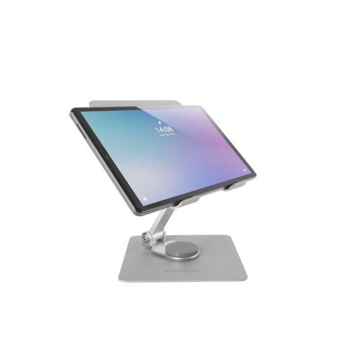 Soporte para Tablets/Convertibles Mars Gaming MA-RST/ hasta 13"/ Gris Plateado