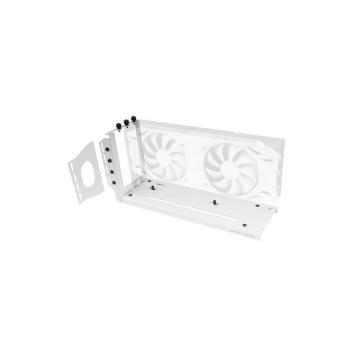 Soporte para Tarjeta Gráfica Mars Gaming MCA-GCV/ Compatibilidad Universal/ Blanco