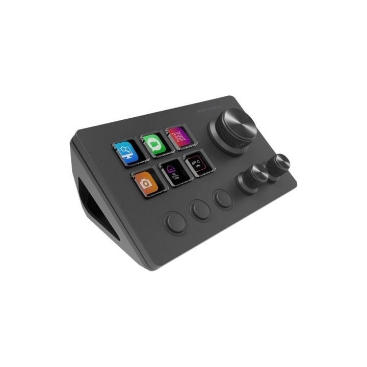 Control Deck Mars Gaming MSD-TWO/ 6 Teclas LCD/ 3 Ruedas/ 3 Botones/ Negro