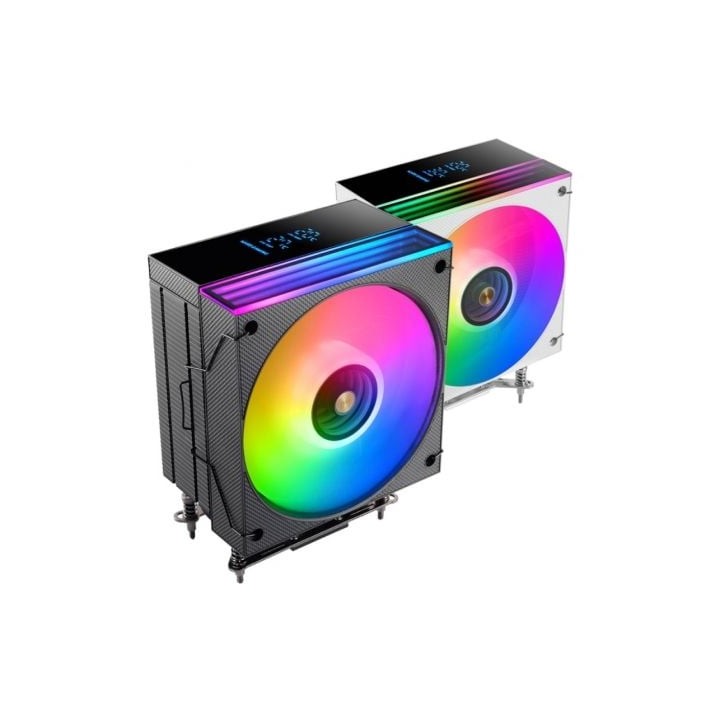 Ventilador con Disipador Mars Gaming MCPU-LCD/ 12cm