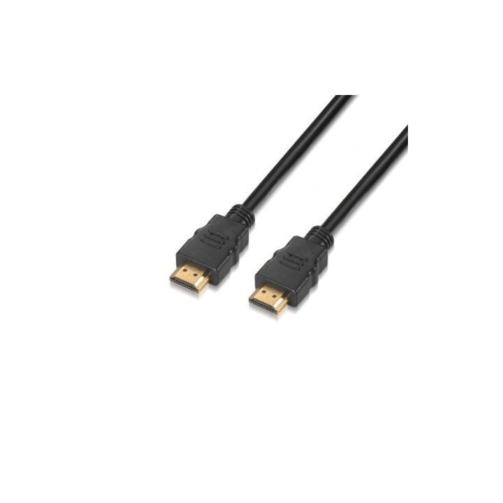 Cable HDMI 2.0 4K Aisens A120-0372/ HDMI Macho - HDMI Macho/ 10m/ Negro
