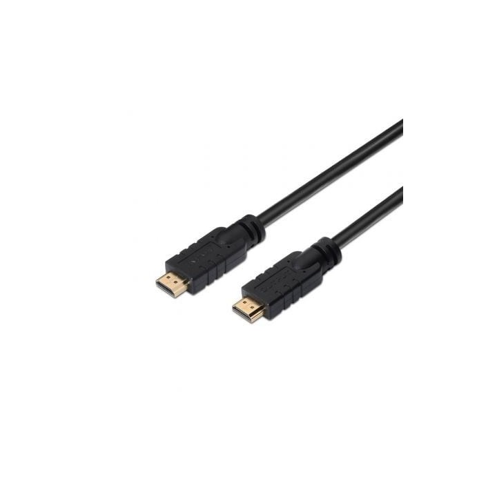 Cable HDMI 2.0 4K Aisens A120-0373/ HDMI Macho - HDMI Macho/ 15m/ Negro