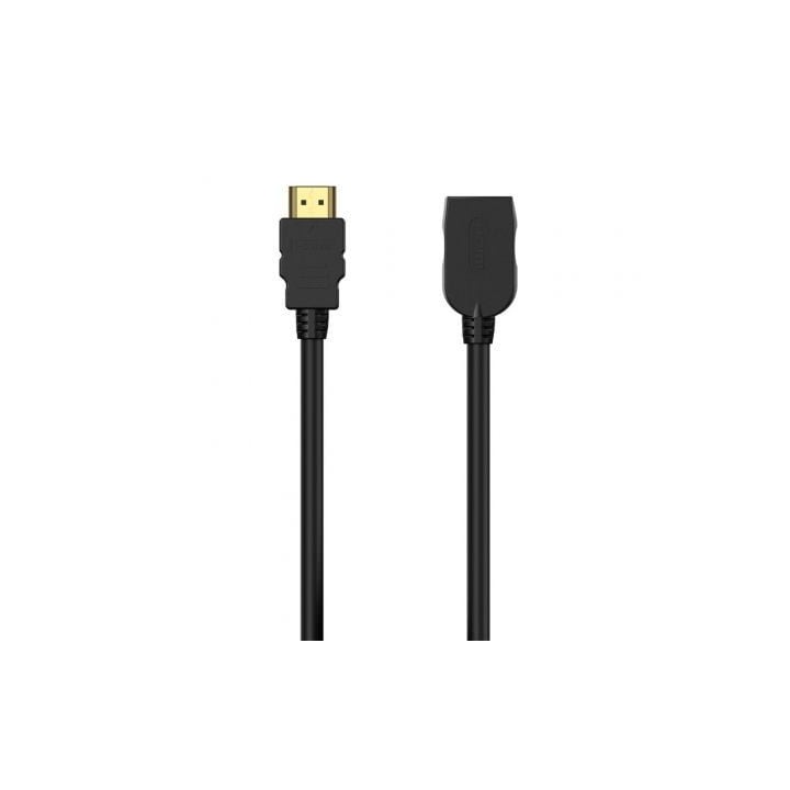 Cable Alargador HDMI Aisens A120-0544/ HDMI Macho - HDMI Hembra/ Hasta 10W/ 2250Mbps/ 1m/ Negro
