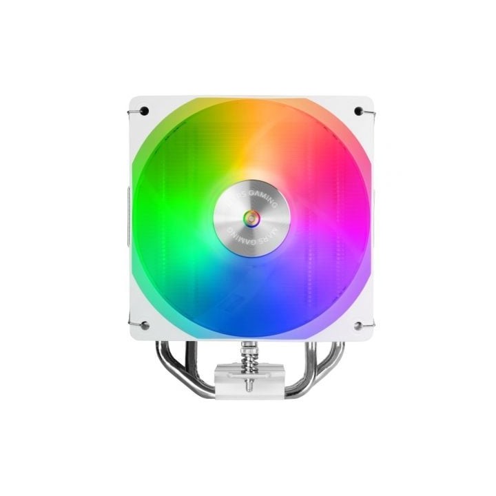 Ventilador con Disipador Mars Gaming MCPU-X4ARGB/ 12cm/ Blanco