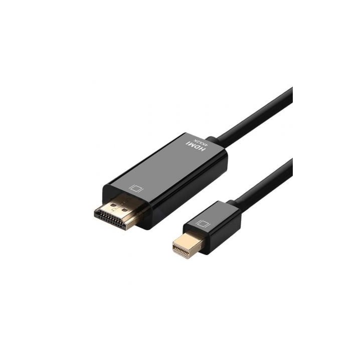 Cable Conversor Aisens A125-0361/ Mini DisplayPort Macho - HDMI Macho/ Hasta 5W/ 2300Mbps/ 2m/ Negro