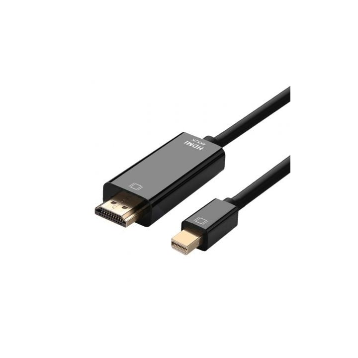 Cable Conversor Aisens A125-0458/ Mini DisplayPort Macho - HDMI Macho/ Hasta 5W/ 2300Mbps/ 3m/ Negro