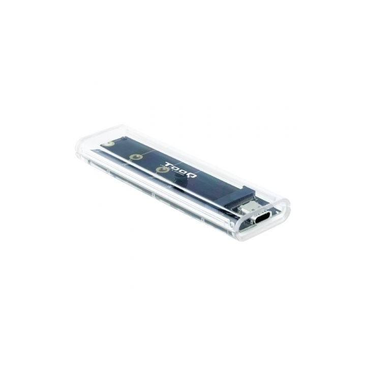 Caja Externa para Disco SSD M.2 NVMe TooQ TQE-2200/ USB 3.1 Gen2/ Sin tornillos