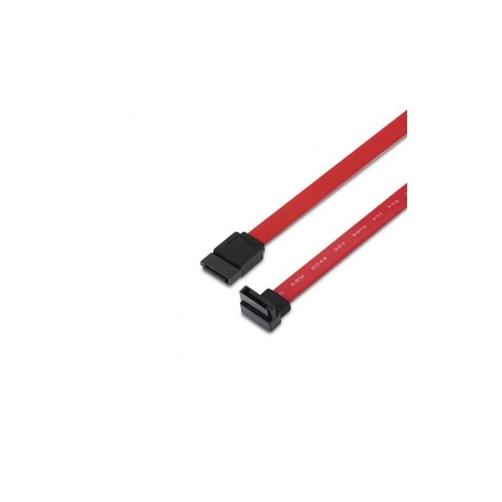 Cable SATA Aisens A130-0155/ SATA Hembra - SATA Hembra/ Hasta 0.1W/ 768Mbps/ 50cm/ Rojo