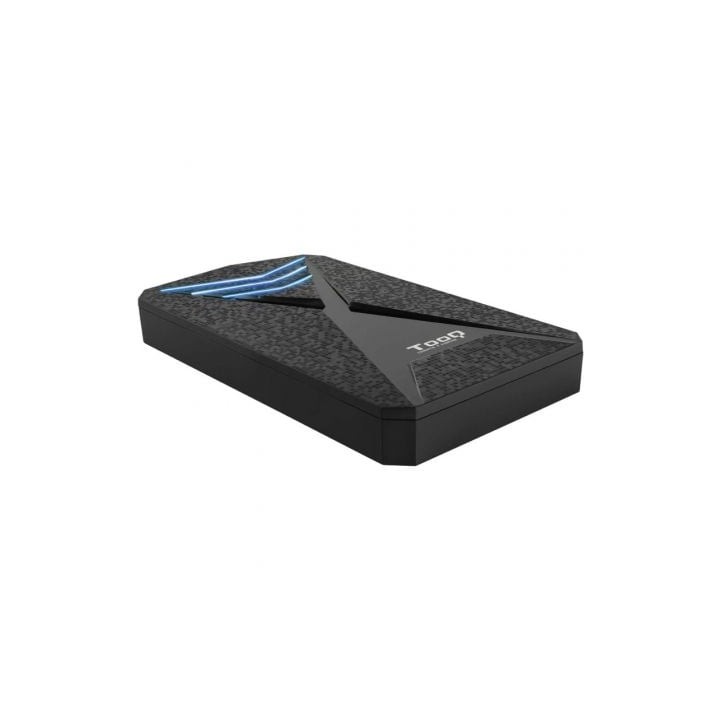 Caja Externa Gaming para Disco Duro de 2.5" TooQ TQE-2550BL/ USB 3.1/ Sin tornillos