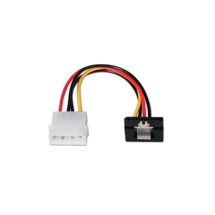 Cable Alimentación SATA Aisens A131-0163/ Molex 4 PIN Macho - SATA Hembra/ Hasta 54W/ 16cm
