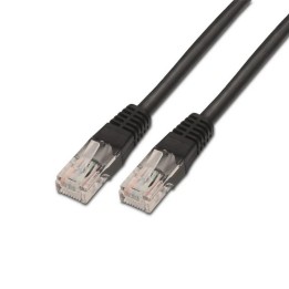 Aisens Latiguillo RJ45 CAT.6 UTP AWG24 negro 0.5m