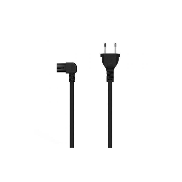 Cable Alimentación Forma 8 Aisens A132-0598/ CEE7/16 Macho - C7 Hembra/ Hasta 1500W/ 1.8m/ Negro