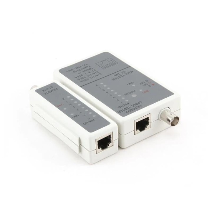 Gembird Probador de cables RJ-45 y RG-58