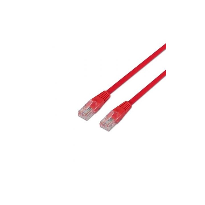 Cable de Red RJ45 UTP Aisens A133-0189 Cat.5e/ 2m/ Rojo
