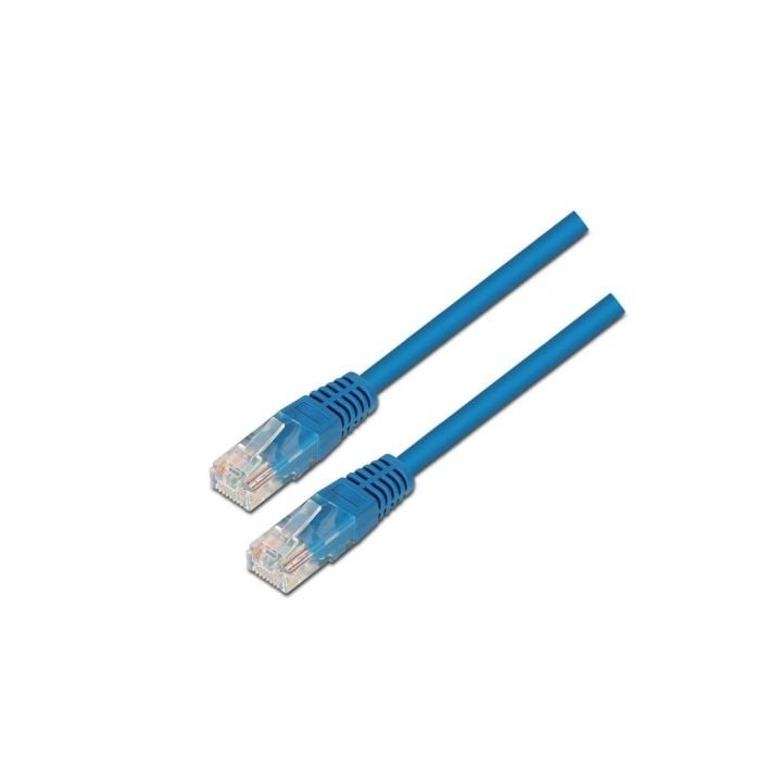 Cable de Red RJ45 UTP Aisens A133-0191 Cat.5e/ 1m/ Azul