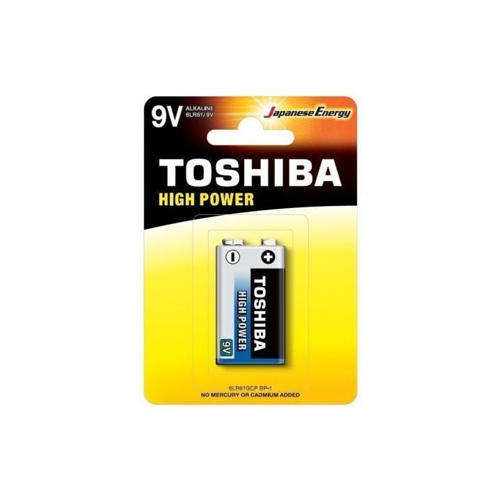 Pila 9V Toshiba 6LR61/ 9V/ Alcalina