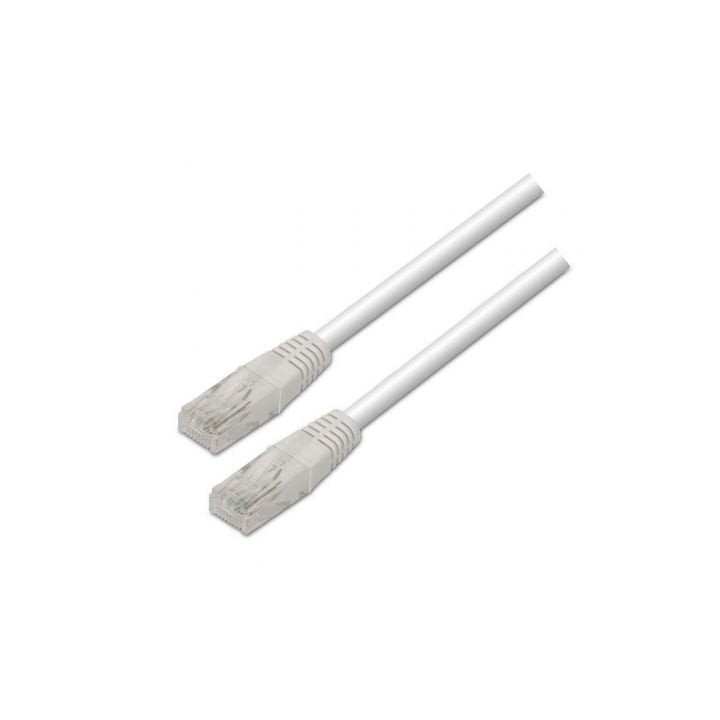 Cable de Red RJ45 UTP Aisens A133-0196 Cat.5e/ 50cm/ Blanco