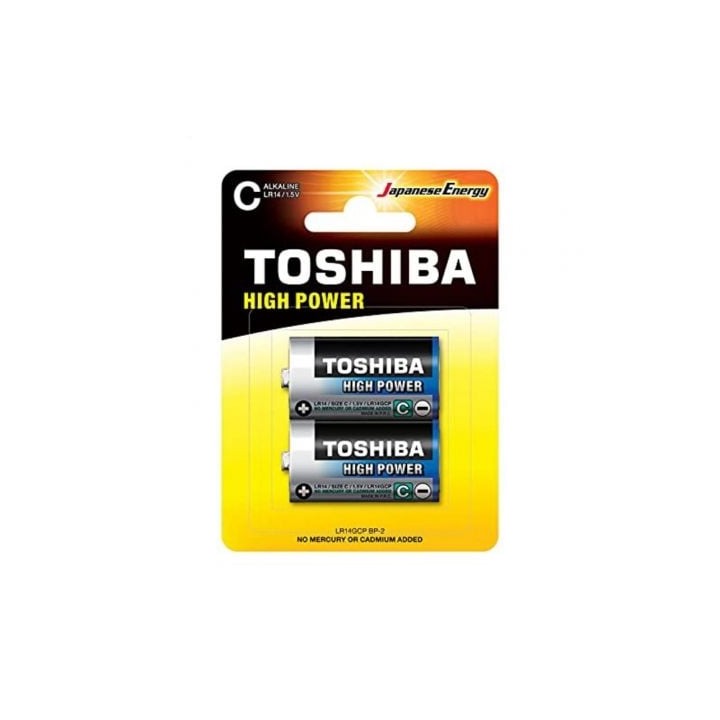 Pack de 2 Pilas C 2 Toshiba LR14/ 1.5V/ Alcalinas