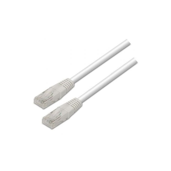 Cable de Red RJ45 UTP Aisens A133-0200 Cat.5e/ 5m/ Blanco