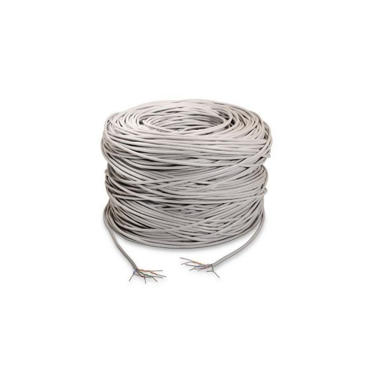 Bobina de Cable RJ45 UTP Aisens A133-0209 Cat.5e/ 305m/ Gris