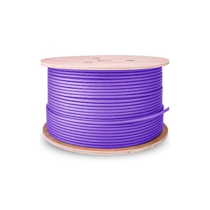 Bobina de Cable RJ45 AWG23 UTP Aisens A135-0748 Cat.6/ LSZH/ 305m/ Violeta