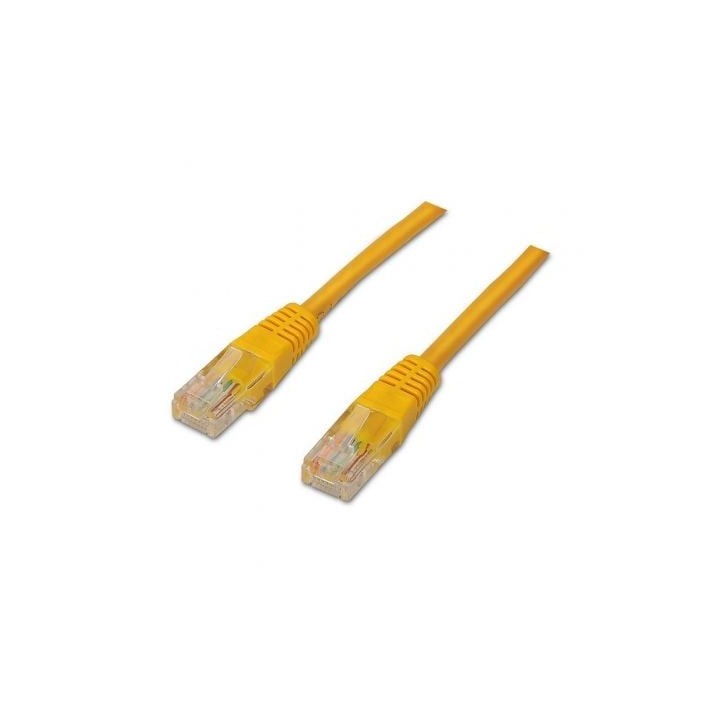 Cable de Red RJ45 UTP Aisens A135-0254/ Cat.6/ 1m/ Amarillo