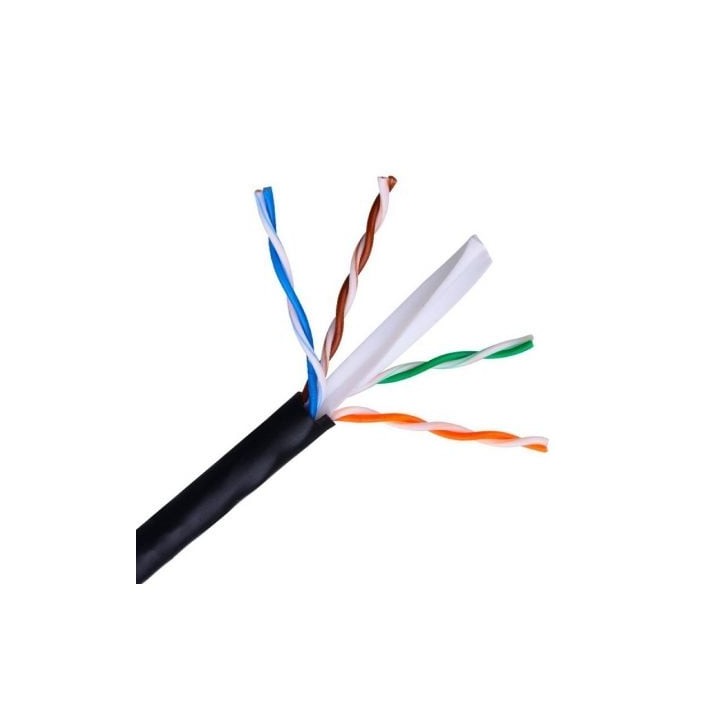 Bobina de Cable RJ45 para Exteriores UTP Aisens A135-0263 Cat.6/ 100m/ Impermeable/ Negro