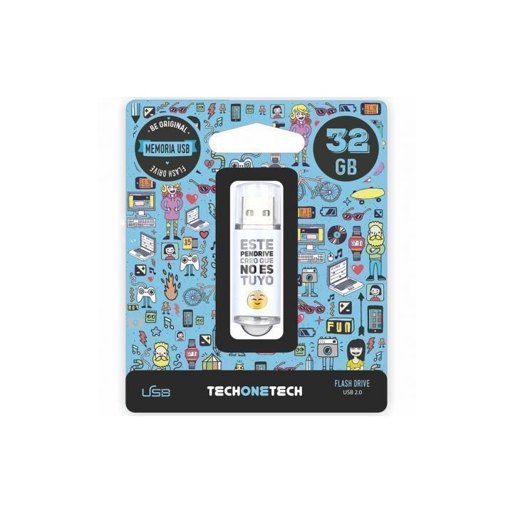 Pendrive 32GB Tech One Tech No Es Tuyo USB 2.0