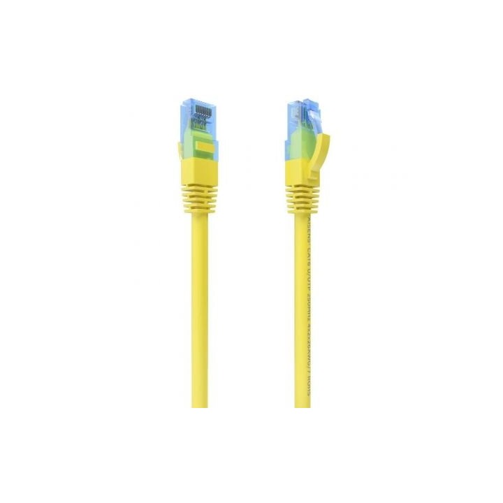 Cable de Red RJ45 AWG26 CCA UTP Aisens A135-0829 Cat.6/ 25cm/ Amarillo