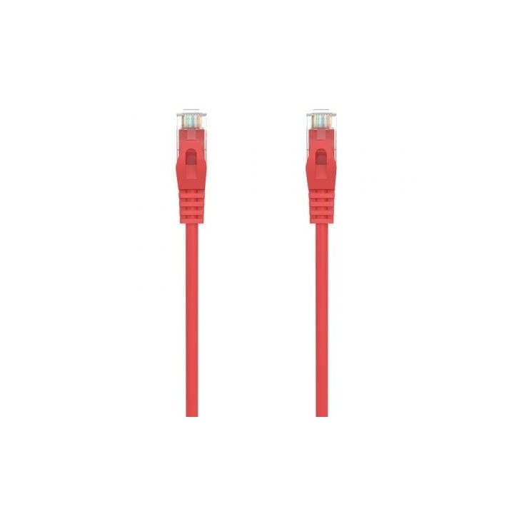 Cable de Red RJ45 AWG24 UTP Aisens A145-0556 Cat.6A/ LSZH/ 25cm/ Rojo