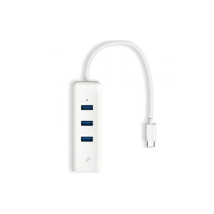 Hub USB Tipo-C 3.0 TP-Link UE330C/ 3xUSB/ 1xRJ45/ Blanco