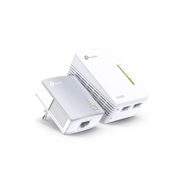 Adaptador Powerline TP-Link WPA4221KIT 600Mbps/ Alcance 300m/ Pack de 2