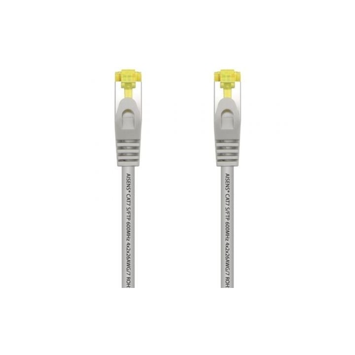 Cable de Red RJ45 S/FTP Aisens A146-0332 Cat.7/ 25cm/ Gris