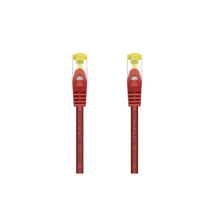 Cable de Red RJ45 SFTP Aisens A146-0471 Cat.7/ 2m/ Rojo