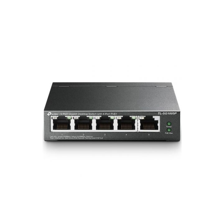 Switch TP-Link TL-SG1005P 5 Puertos/ RJ-45 10/100/1000 PoE