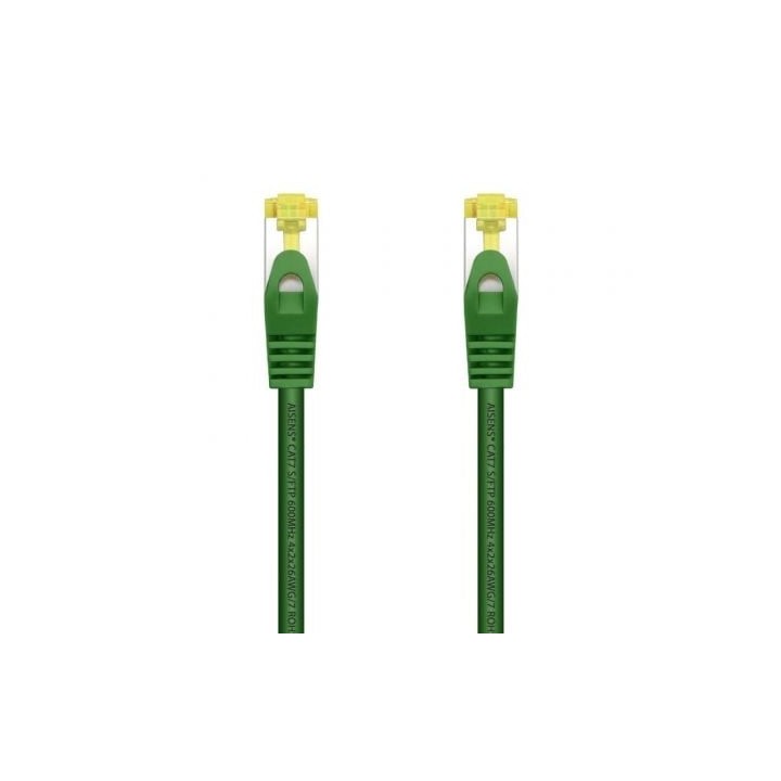 Cable de Red RJ45 SFTP Aisens A146-0481 Cat.7/ 50cm/ Verde