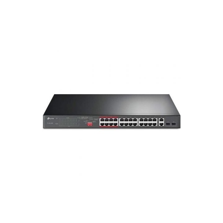 Switch TP-Link TL-SL1226P 26 Puertos/ RJ-45 10/100/1000 PoE/ SFP